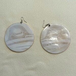 Coast Salish Shell Earrings